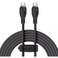 Кабель дата Baseus Pudding Type-C to Type-C 100w 1.2м Чорний Кабель дата Baseus Pudding Type-C to Type-C 100w 1.2м Чорний