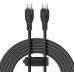 Кабель дата Baseus Pudding Type-C to Type-C 100w 1.2м Черный