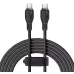 Кабель дата Baseus Pudding Type-C to Type-C 100w 1.2м Чорний