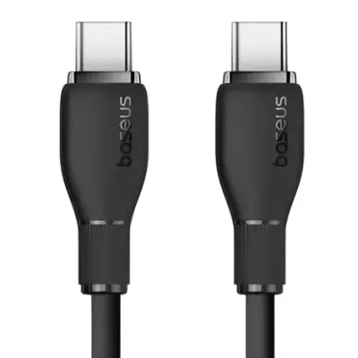 Кабель дата Baseus Pudding Type-C to Type-C 100w 1.2м Чорний
