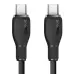 Кабель дата Baseus Pudding Type-C to Type-C 100w 1.2м Чорний