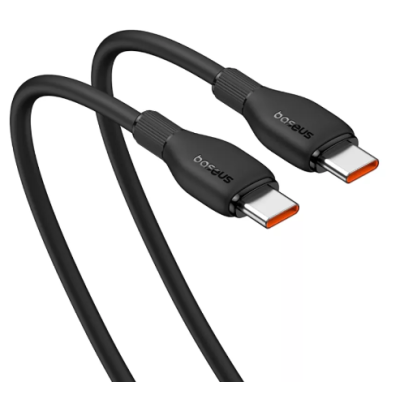 Кабель дата Baseus Pudding Type-C to Type-C 100w 1.2м Черный