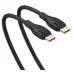 Кабель дата Baseus Pudding Type-C to Type-C 100w 1.2м Чорний