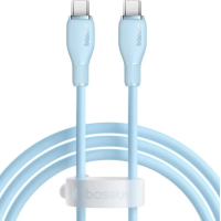 Кабель дата Baseus Pudding Type-C to Type-C 100w 1.2м Синій Кабель дата Baseus Pudding Type-C to Type-C 100w 1.2м Синій