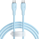 Кабель дата Baseus Pudding Type-C to Type-C 100w 1.2м Синій