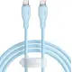 Кабель дата Baseus Pudding Type-C to Type-C 100w 1.2м Синий