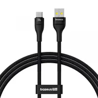 Кабель Baseus Flash 2 Type-C 100w 1м Чорний Кабель Baseus Flash 2 Type-C 100w 1м Чорний