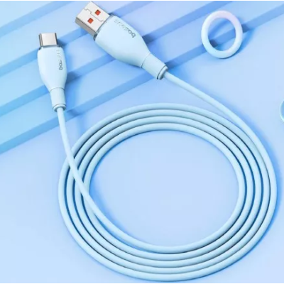 Кабель дата Baseus Pudding USB-A to Type-C 100W 1.2м Синий
