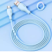 Кабель дата Baseus Pudding USB-A to Type-C 100W 1.2м Синий