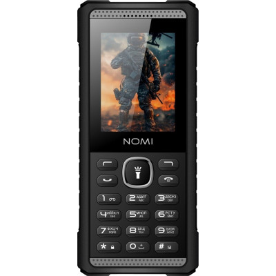 Мобільний телефон Nomi i2420 Black-grey, Чорно-сірий