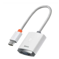 Перехідник Baseus HDMI-VGA (WKQX0100) Білий Перехідник Baseus HDMI-VGA (WKQX0100) Білий