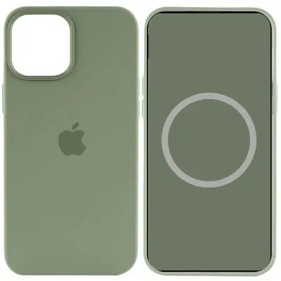 Чохол накладка HC Magsafe iPhone 15 Pro Max Зелена/ Cyprus Green
