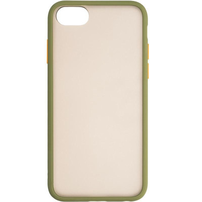 Чохол накладка Gingle Matte iPhone 7+/8+ Зелена/Помаранчева