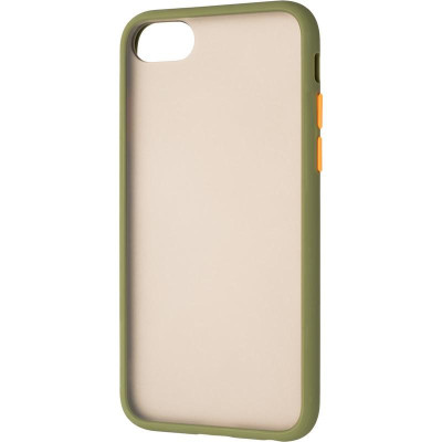 Чохол накладка Gingle Matte iPhone 7+/8+ Зелена/Помаранчева