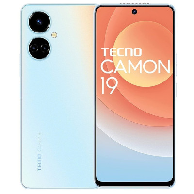 Смартфон TECNO CAMON 19 CI6n 6/128 NFC Sea Salt White, сірий