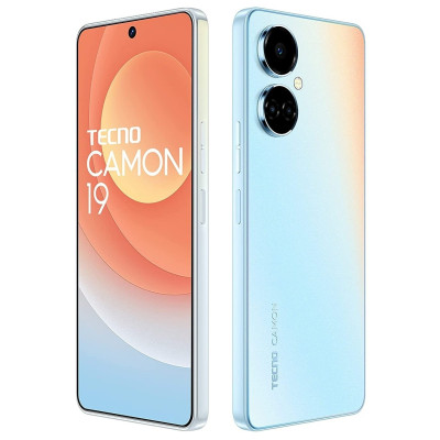 Смартфон TECNO CAMON 19 CI6n 6/128 NFC Sea Salt White, сірий