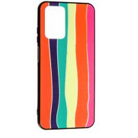 Чехол накладка Rainbow Xiaomi Redmi 10 Оранжевая