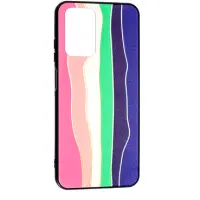 Чехол накладка Rainbow Xiaomi Redmi 10 Розовая