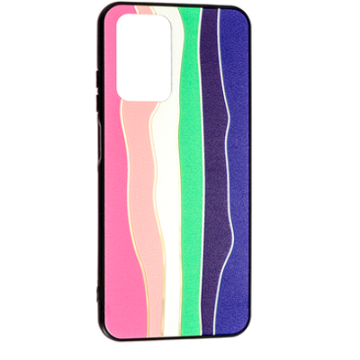 Чехол накладка Rainbow Xiaomi Redmi 10 Розовая