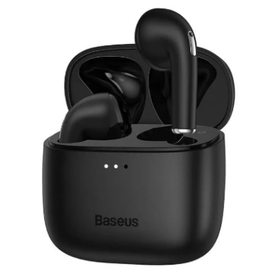Навушники Bluetooth Baseus E8 True Wireless Earphones Bowie IPX5 BT5.0, 40/350мAh, 5H, Location, OTA| (NGE8-02) Black, чорний