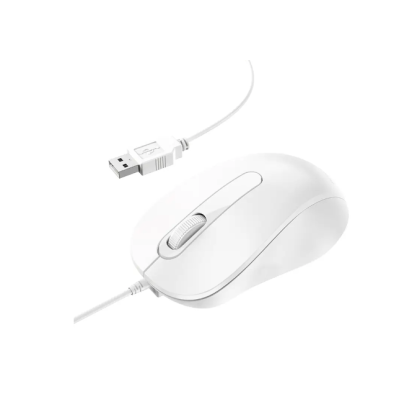 Проводная Мышь USB Borofone BG4 White, Белый