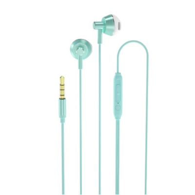 Провідні навушники вкладиші-гарнітура XO EP34 Green, зелений