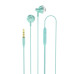 Провідні навушники вкладиші-гарнітура XO EP34 Green, зелений