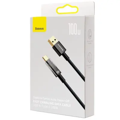 Кабель дата Baseus Explorer Type-C 100W 2м Черный