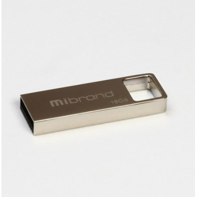 Флеш пам\'ять USB 16Gb Mibrand Shark USB 2.0 Silver, Срібний
