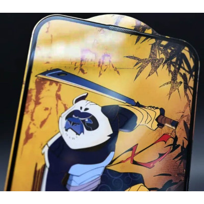 Захисне скло Anti-static Panda iPhone 14 Pro Чорне