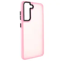 Чехол накладка Lyon Frosted Samsung G990 S21 FE Розовая