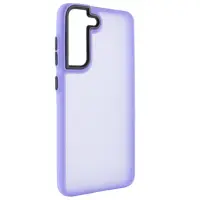 Чехол накладка Lyon Frosted Samsung G990 S21 FE Светло-фиолетовая