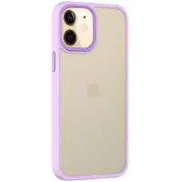 Чехол накладка Metal Buttons iPhone 11 Сирень
