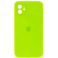 Чохол накладка HC iPhone 11 Салатовий Neon Green Square Full