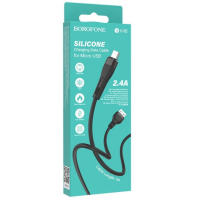 Кабель Borofone BX46 MicroUSB 1м Чорний Кабель Borofone BX46 MicroUSB 1м Чорний