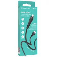 Кабель Borofone BX46 MicroUSB 1м Чёрный
