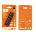 Картридер Hoco HB20 Mindful 2in1 USB 2.0 Черный