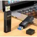 Картридер Hoco HB20 Mindful 2in1 USB 2.0 Черный