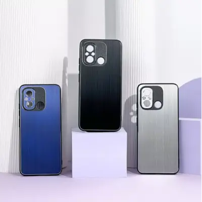 Чохол накладка Wave Metal Xiaomi Redmi 12C Чорна