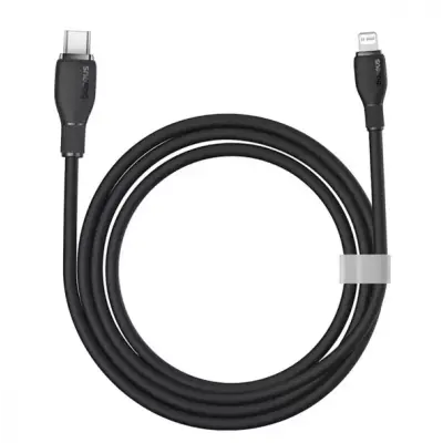 Кабель дата Baseus Pudding Type-C to Lightning 2.4A 2м Черный Кабель дата Baseus Pudding Type-C to Lightning 2.4A 2м Черный