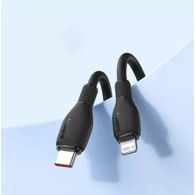 Кабель дата Baseus Pudding Type-C to Lightning 2.4A 2м Черный Кабель дата Baseus Pudding Type-C to Lightning 2.4A 2м Черный