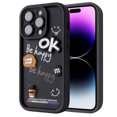Чохол накладка Pretty Things iPhone 7 Чорна/ОК