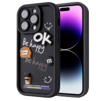 Чехол накладка Pretty Things iPhone XR Черная/ОК Чехол накладка Pretty Things iPhone XR Черная/ОК