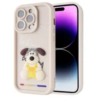 Чехол накладка Pretty Things iPhone XR Белая/Собака