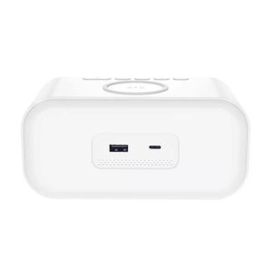 Настільний годинник з Бездротовим зарядним пристріем WIWU Wi-W015 2in1 Time Wireless Charger