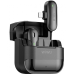 Безпроводной петличный микрофон WIWU Wi-WM001 Lightning Black, Чёрный