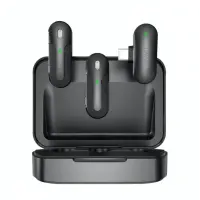 Бездротовий петличний мікрофон WIWU WI-WM002 Type-C Чорний Бездротовий петличний мікрофон WIWU WI-WM002 Type-C Чорний