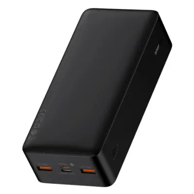 Универсальная мобильная батарея Повербанк Baseus Bipow 20W 30000mAh Чёрный