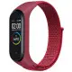 Ремешок Нейлон Mi Band 3/4/5/6 Красный