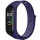 Ремінець Нейлон Mi Band 3/4/5/6 Темно-синий